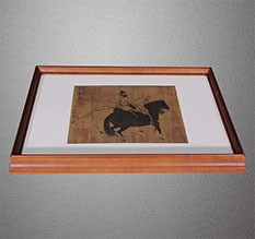 北海市书画装裱配框服务案例